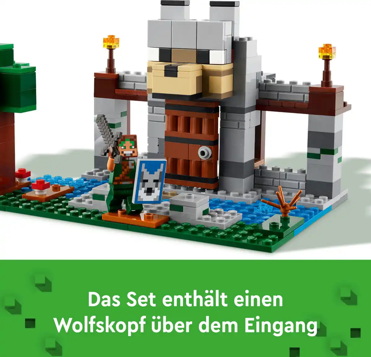 Bild 3 von LEGO Minecraft 21261 Die Wolfsfestung