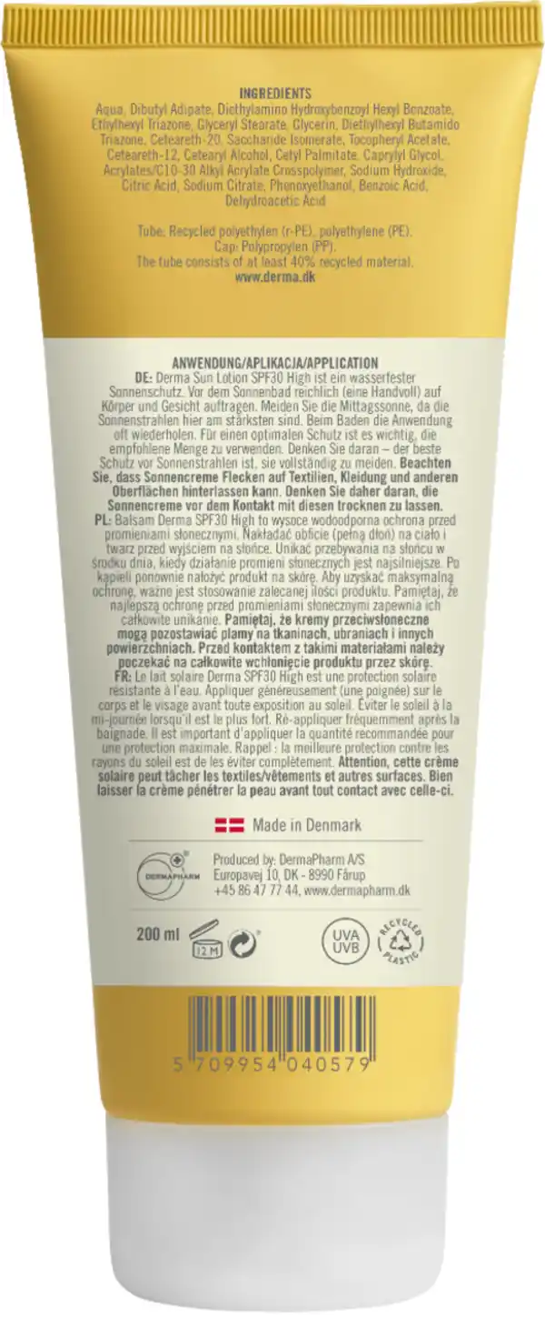 Bild 2 von Derma Sun Lotion LSF 30, 200 ml