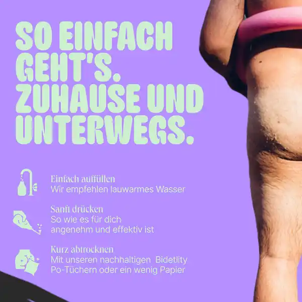 Bild 4 von BIDETLITY Po-Dusche Intim-Dusche SOFT SAND