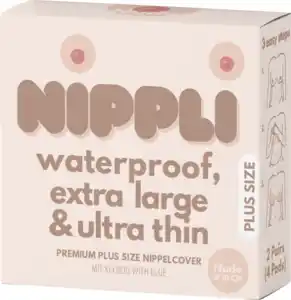 Nippli Plus Size Nippelcover Nude mit Kleber