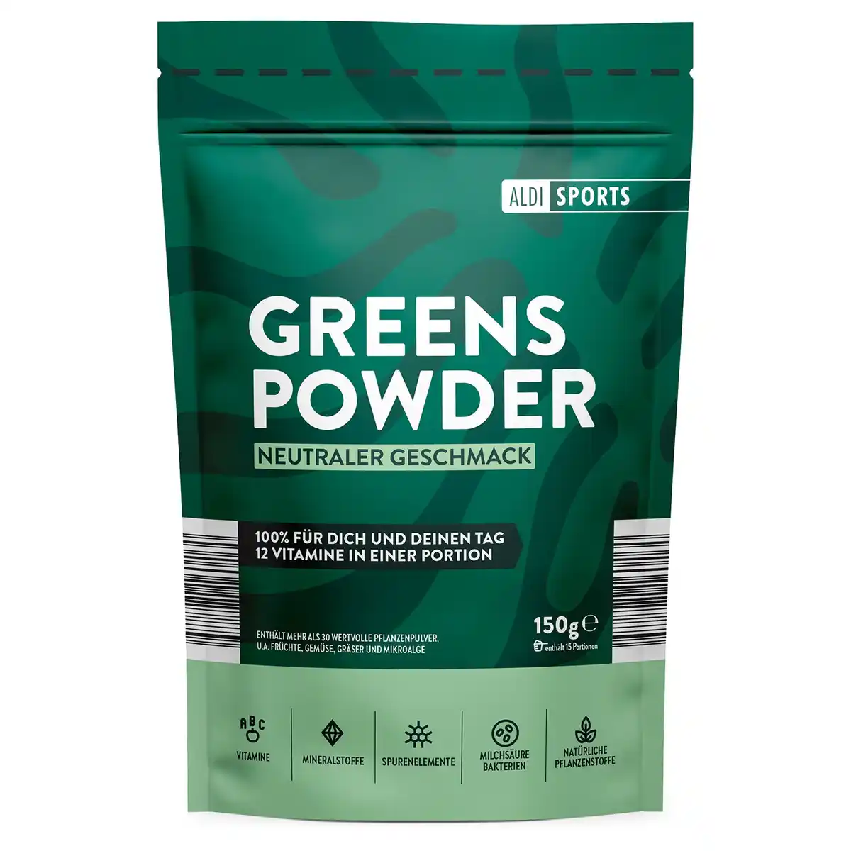 Bild 1 von ALDI SPORTS Green Powder 150 g