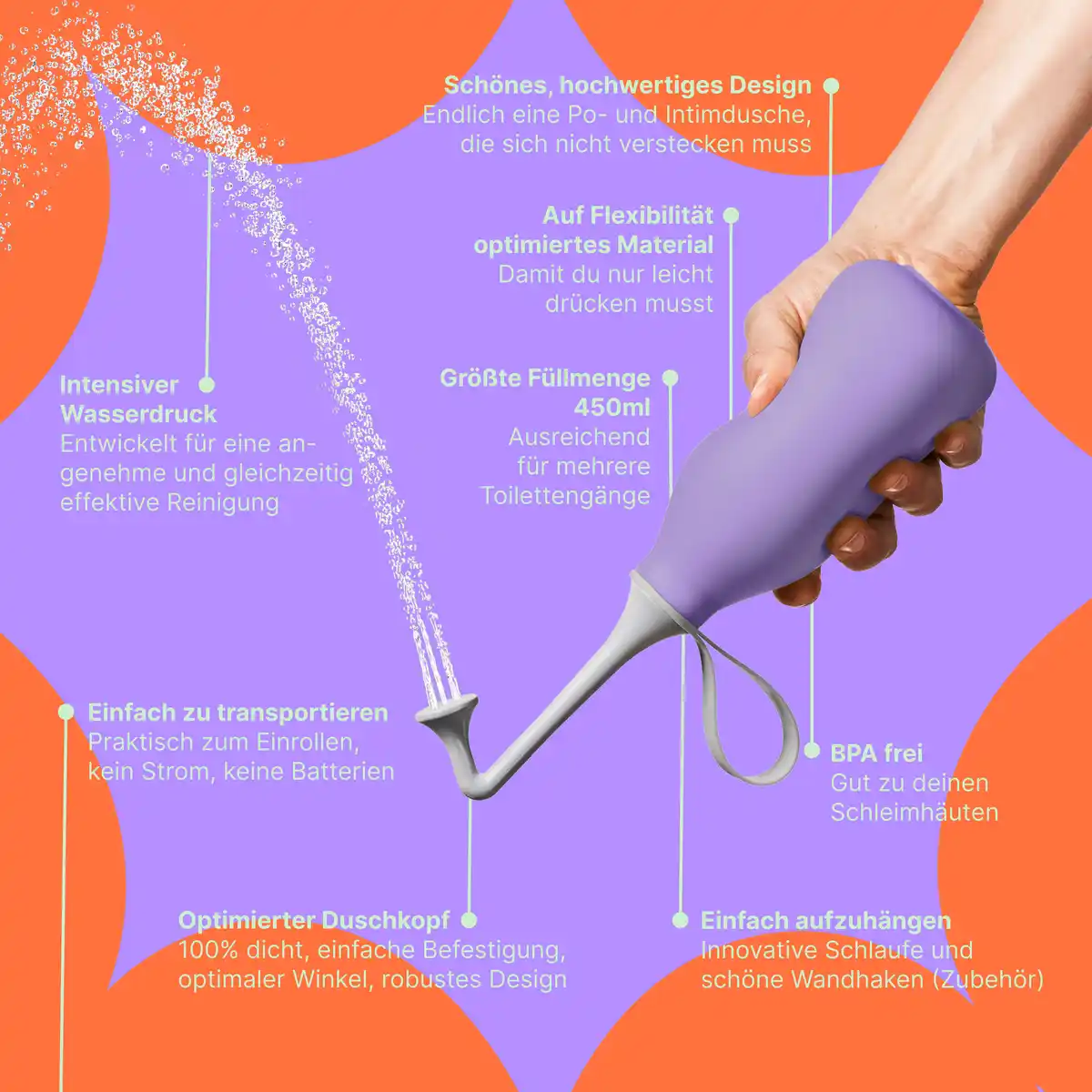 Bild 4 von BIDETLITY Po-Dusche Intim-Dusche PROUD PURPLE