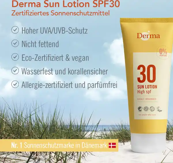 Bild 4 von Derma Sun Lotion LSF 30, 200 ml