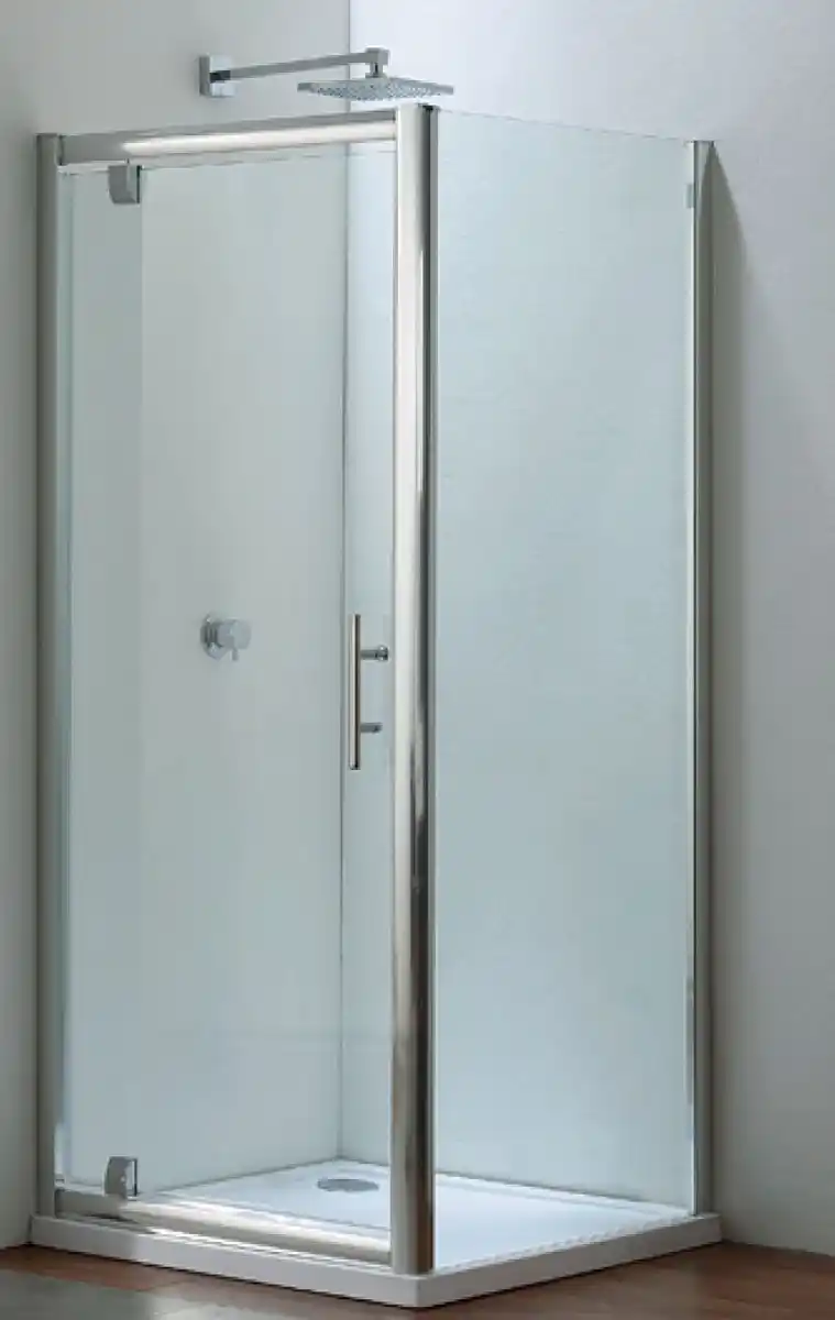 Bild 1 von Primaster Pivot-Duschtür mit Seitenwand Easy-6 90 x 90 cm Klarglas