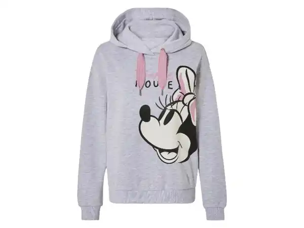 Bild 4 von Damen Sweathoodie mit Bündchen an Ärmeln und Saum