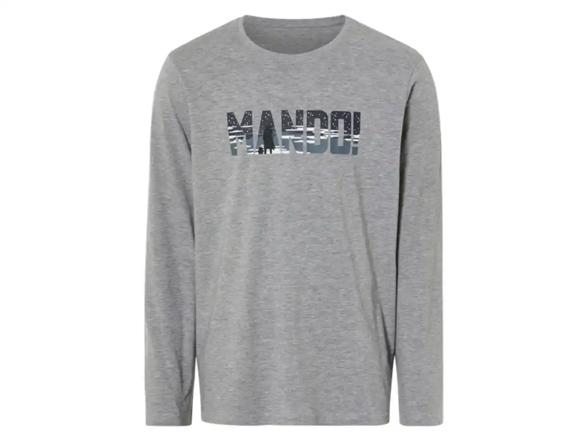 Bild 3 von Herren Pyjama, mit ökologischem Textildruck