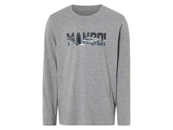 Bild 3 von Herren Pyjama, mit ökologischem Textildruck