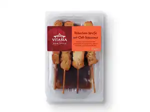 Vitasia Hähnchen-Spieße mit Sauce,  150 g