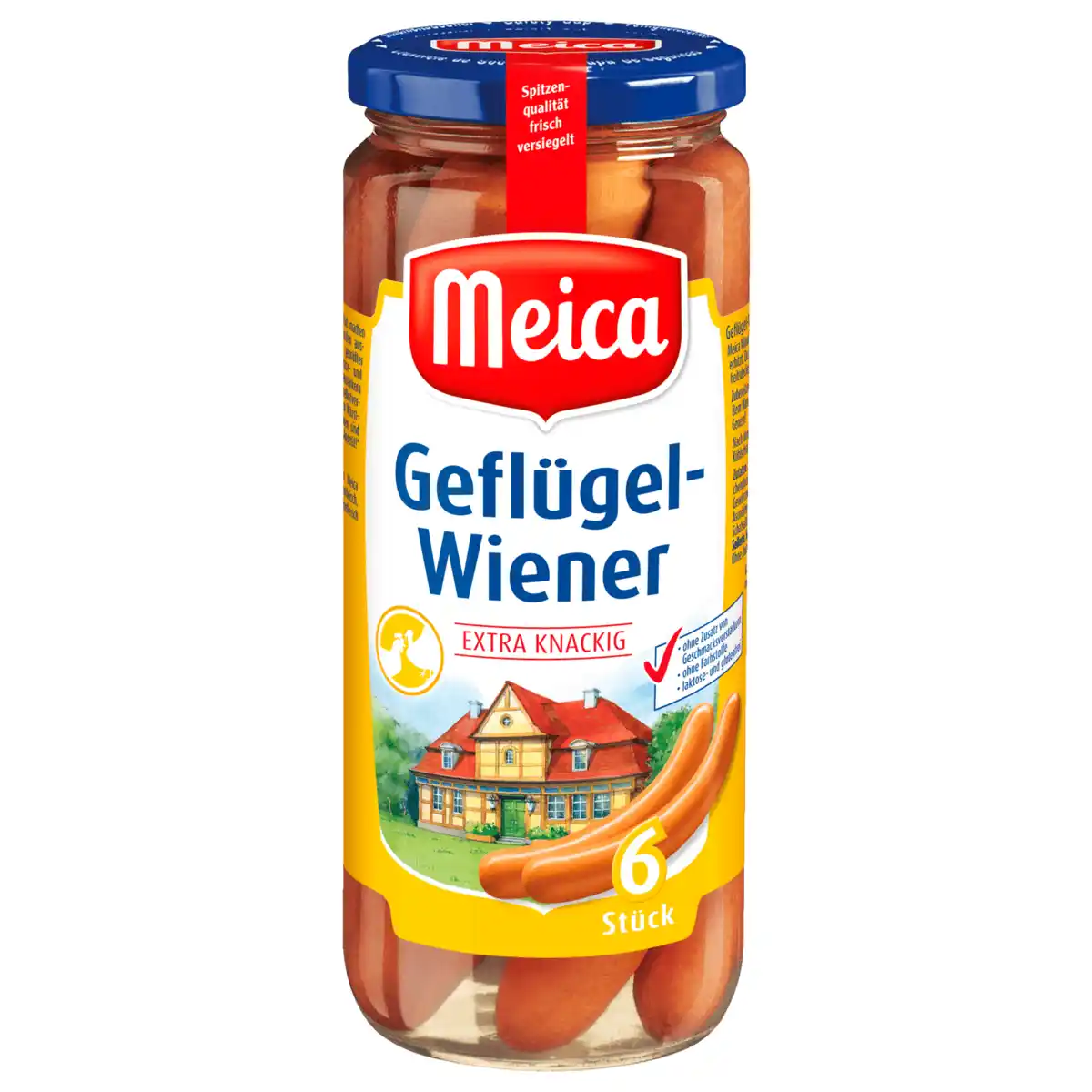 Bild 1 von Meica Geflügel-Würstchen extra knackig 250g