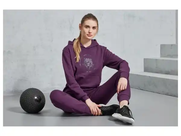 Bild 3 von Damen Sweatpullover, mit recyceltem Material
