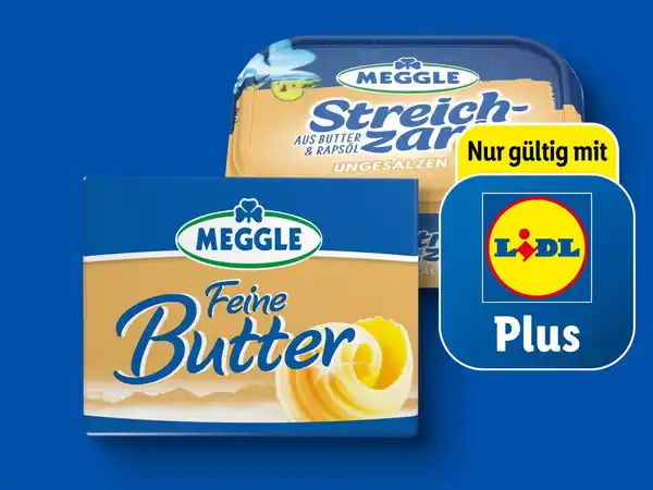 Bild 1 von Meggle Feine Butter/Streichzart,  250 g