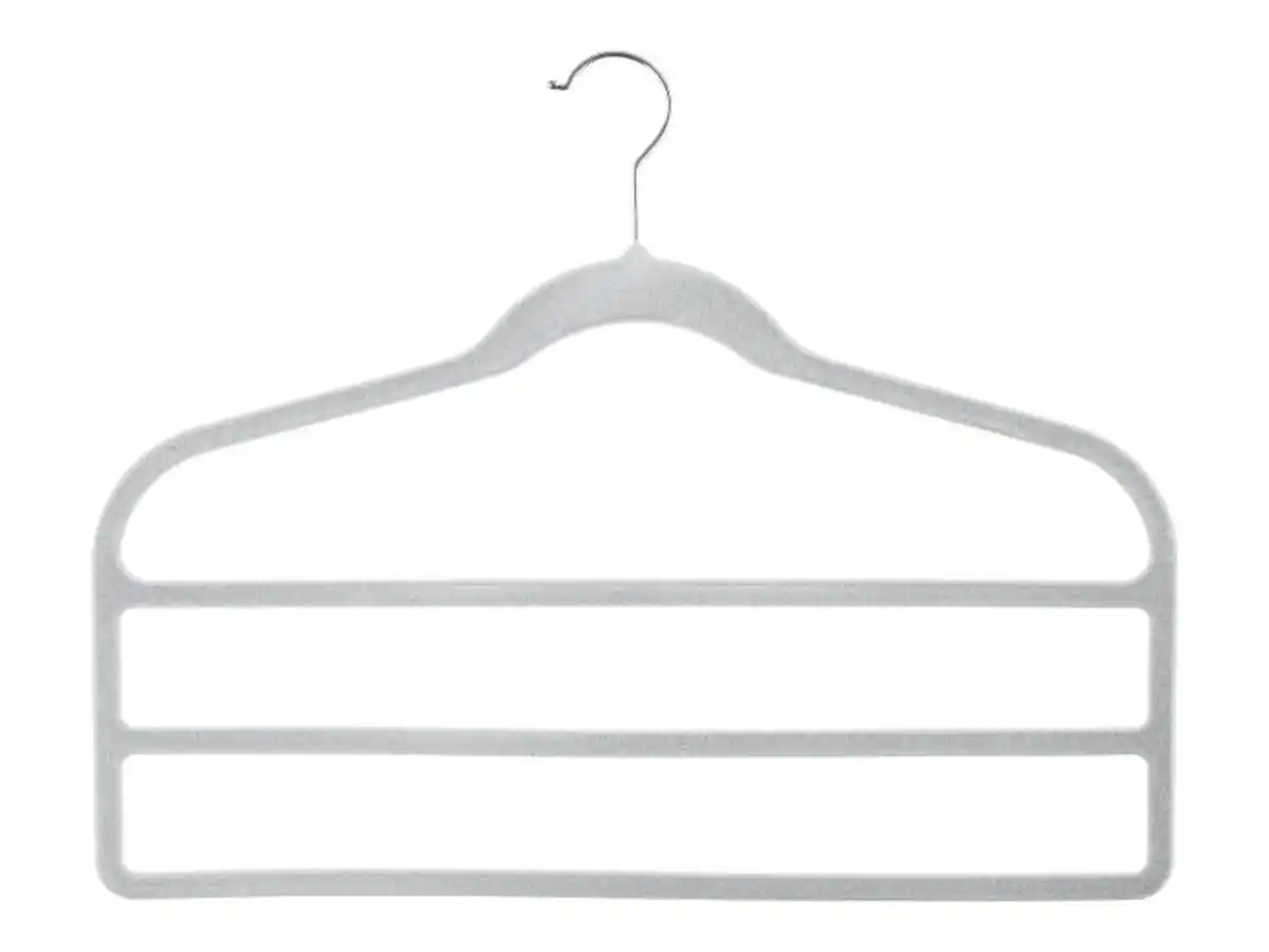 Bild 4 von LIVARNO home Hosenbügel \ Kleiderbügel, mit textilschonender Beflockung