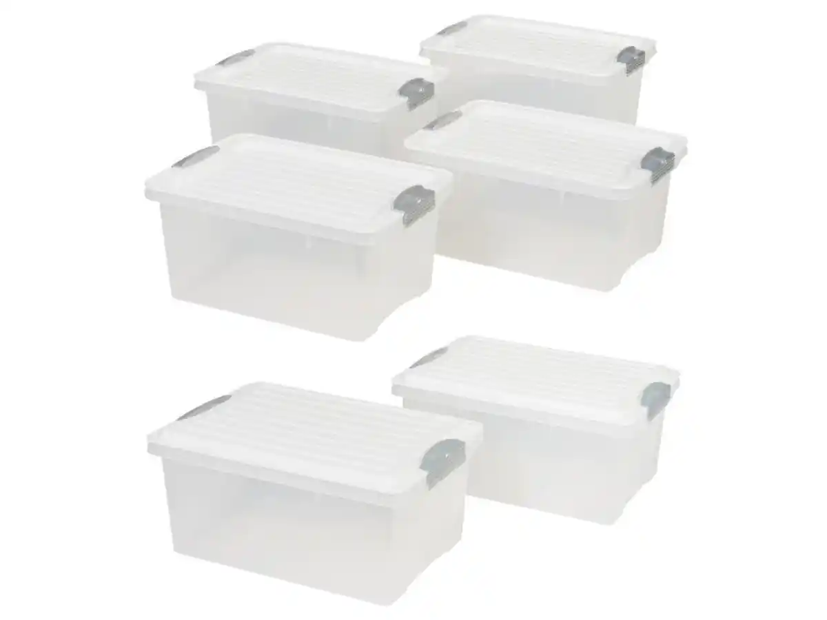 Bild 1 von LIVARNO home Aufbewahrungsboxen, mit 2 Schnappverschlüssen,  13 kg