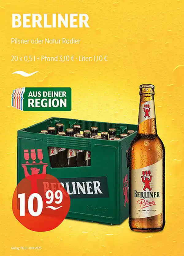 Bild 1 von BERLINER Pilsner oder Natur Radler