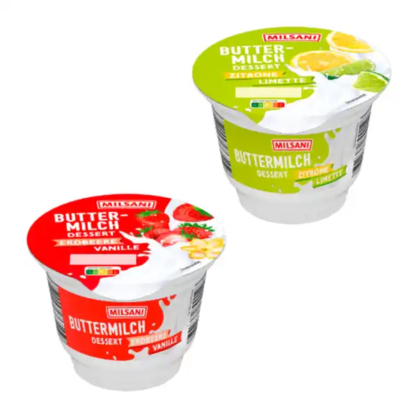 Bild 1 von MILSANI Fruchtbuttermilch-Dessert 200g