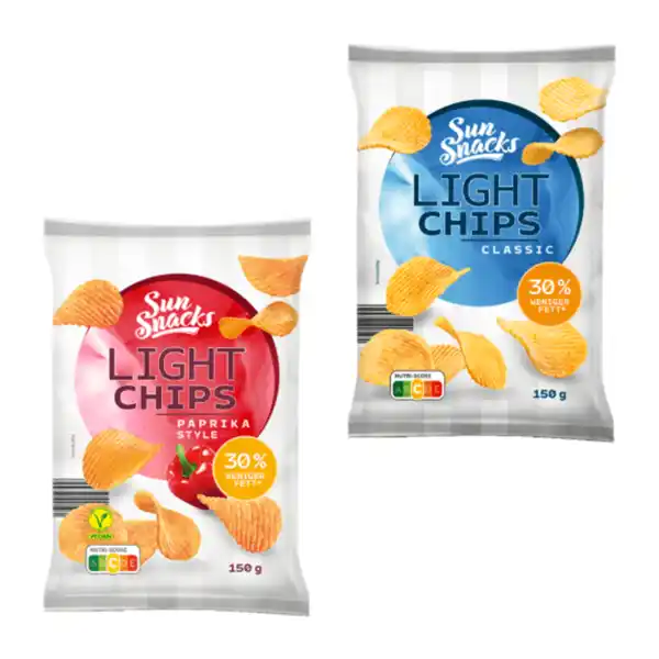 Bild 1 von SUN SNACKS Light-Chips 150g