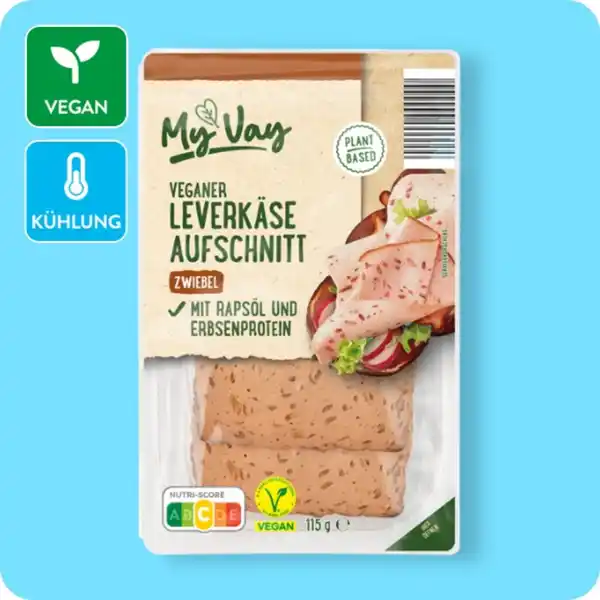 Bild 1 von MYVAY Veganes Leverkäse-Sortiment, Leverkäse-Aufschnitt