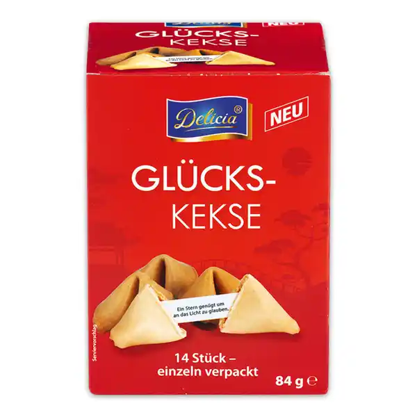 Bild 1 von Delicia Glückskekse