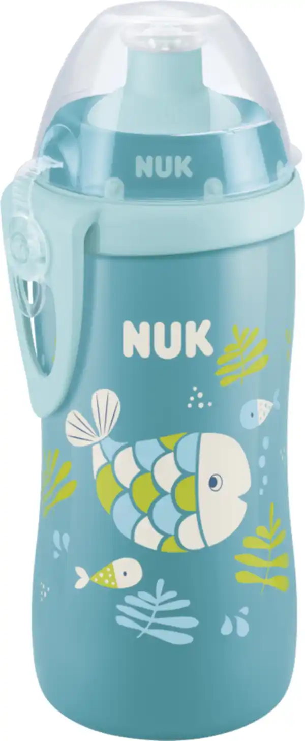 Bild 1 von NUK Junior Cup mit Push-Pull Tülle und Chamäleon Effekt 300 ml, Blau