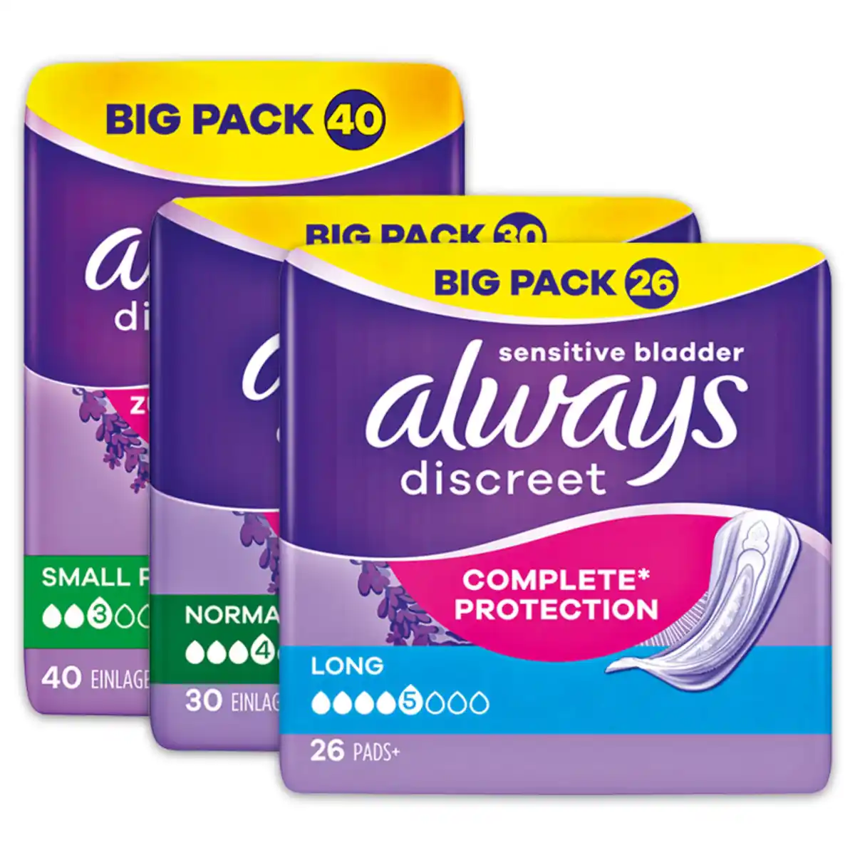 Bild 1 von Always Discreet Inkontinenz-Einlagen