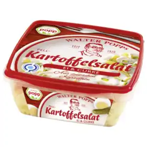 Popp Krautsalate, Gurkensalat, Kartoffel-, Nudel- oder Fleischsalat