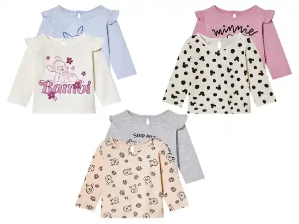 Bild 1 von Baby Langarmshirts »Disney«, 2 Stück, mit Bio-Baumwolle