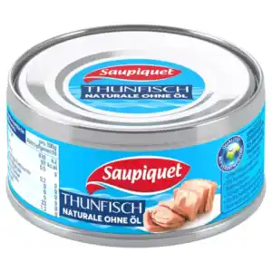 Saupiquet Thunfisch Stücke in Aufguss, in Sonnenblumenöl oder Thunfisch Brotaufstrich