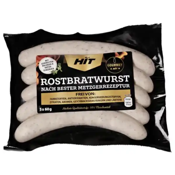 Bild 1 von HIT Gourmet Rostbratwurst pur free