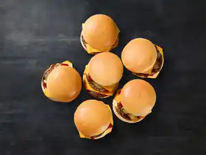 Food Fox Double Cheeseburger