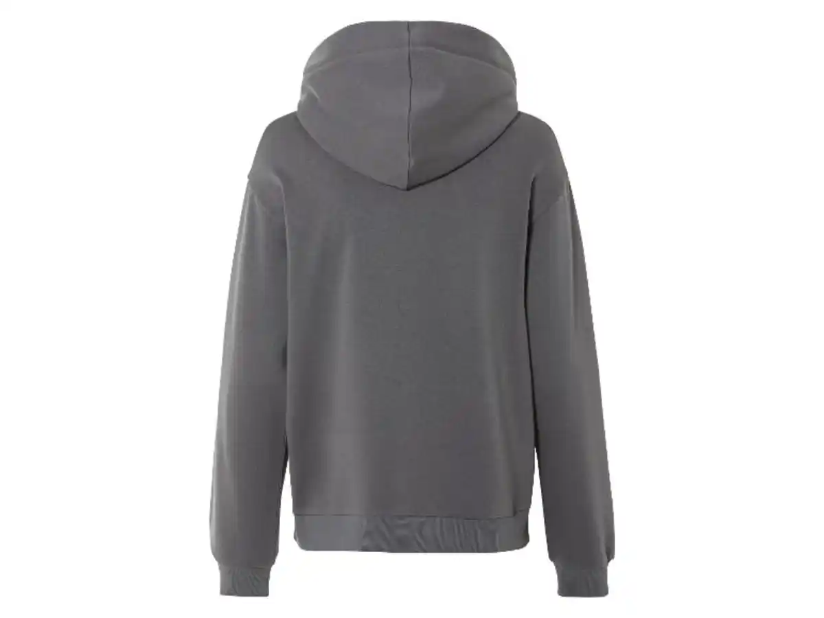 Bild 4 von Damen Sweathoodie mit Bündchen an Ärmeln und Saum