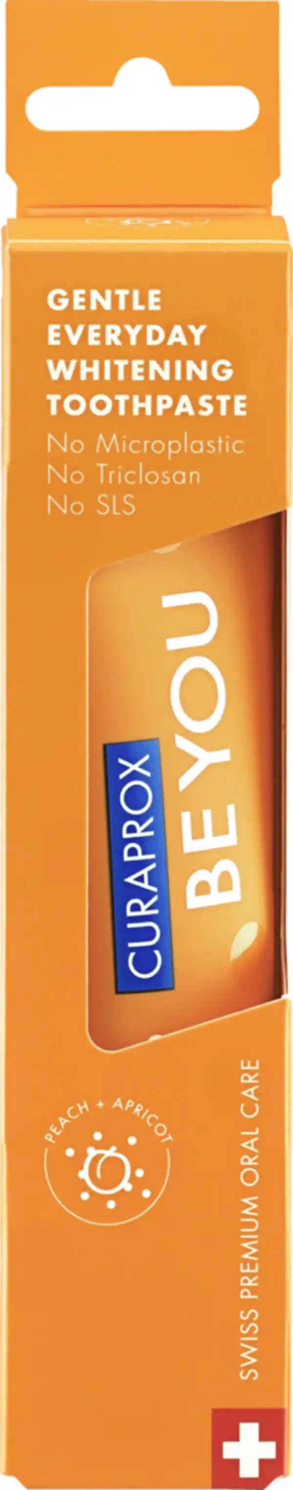 Bild 4 von Curaprox Be You Whitening-Zahnpasta Pfirsich, 60 ml