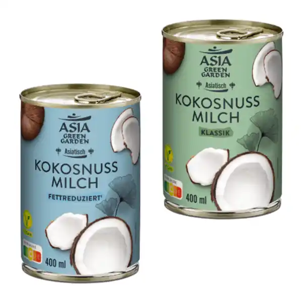 Bild 1 von ASIA GREEN GARDEN Kokosnussmilch 400ml