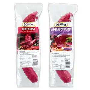 Dörffler Mettwurst / Knoblauchwurst