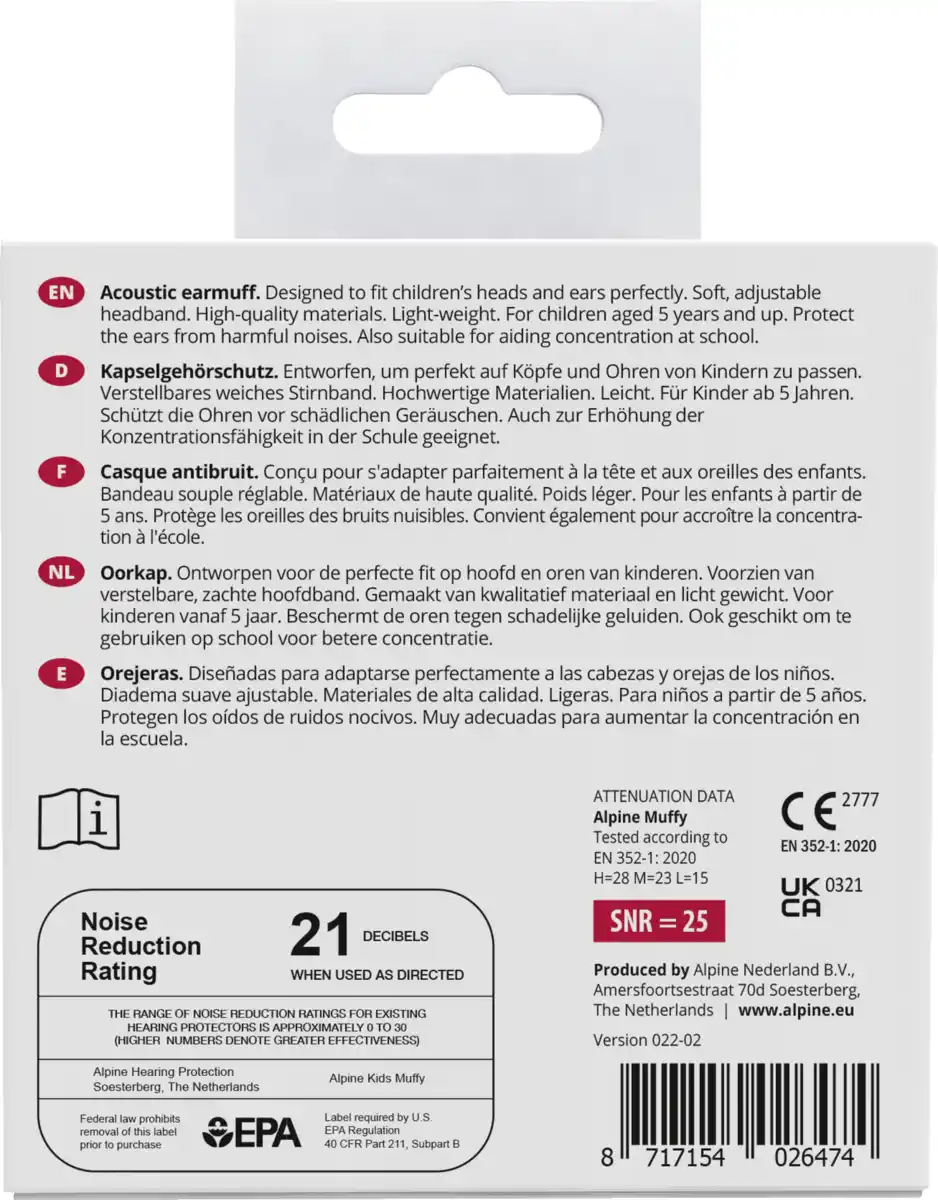 Bild 2 von Alpine Muffy Kids Ohrenschutz Mint