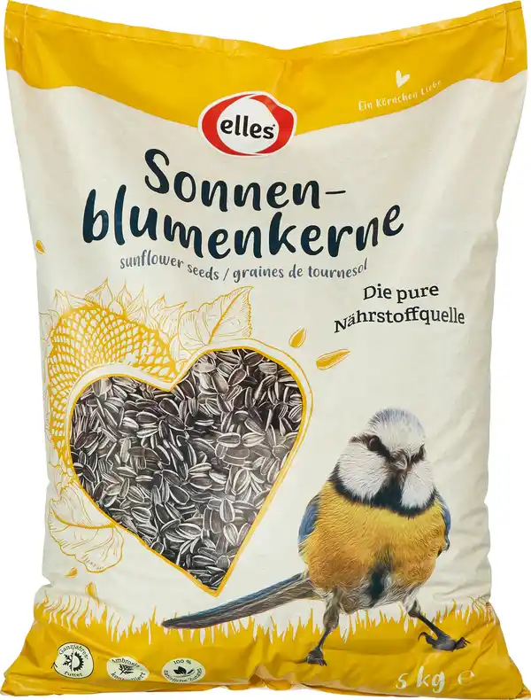 Bild 1 von Elles Wildvogelfutter Sonnenblumenkerne 5 kg