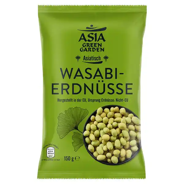 Bild 1 von ASIA GREEN GARDEN Asia-Snack-Mix, Wasabi Erdnüsse