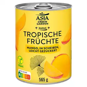 ASIA GREEN GARDEN Asia Obst 580 ml, Mango Scheiben