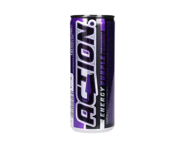 Bild 1 von Action Energy Drink Purple 250 ml Einwegdose