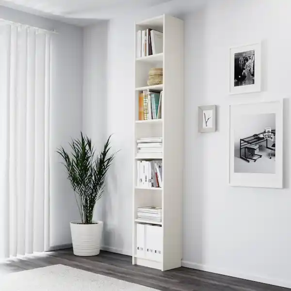 Bild 2 von BILLY Bücherregal, weiß 40x28x237 cm