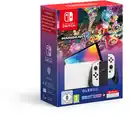 Bild 1 von Switch Konsole (OLED-Modell) Bundle mit Mario Kart 8 Deluxe + Nintendo Switch Online 12 Monate weiß