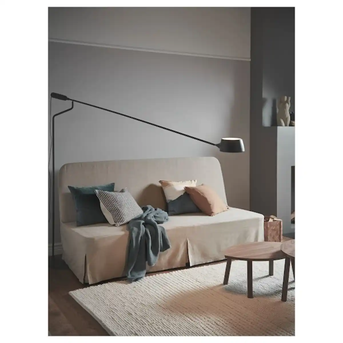 Bild 4 von IBSKER Teppich, Handarbeit elfenbeinweiß 170x240 cm