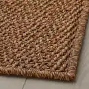 Bild 4 von LYDERSHOLM Teppich flach gewebt, drinnen/drau, mittelbraun 80x150 cm