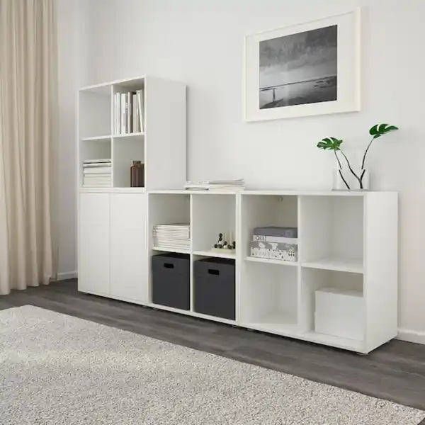 Bild 2 von EKET Schrank mit 4 Fächern, weiß 70x35x70 cm