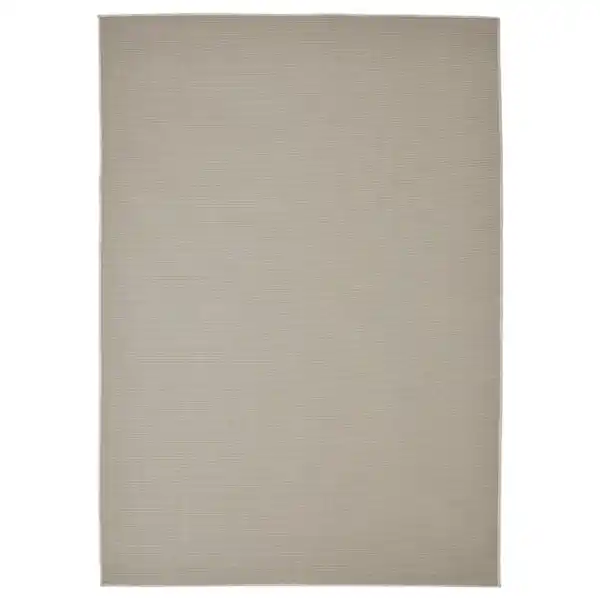Bild 2 von VIRKLUND Teppich flach gewebt, drinnen/drau, beige/dunkelgrau 160x230 cm