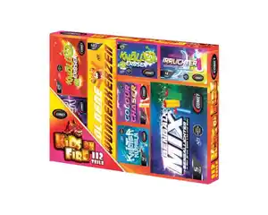 Jugendfeuerwerk Kids on Fire 112-teiliges Set