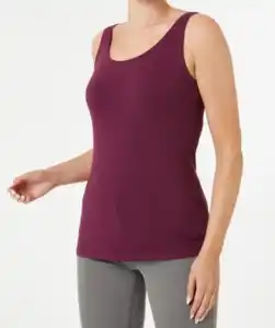 Basic Tanktop, dunkellila