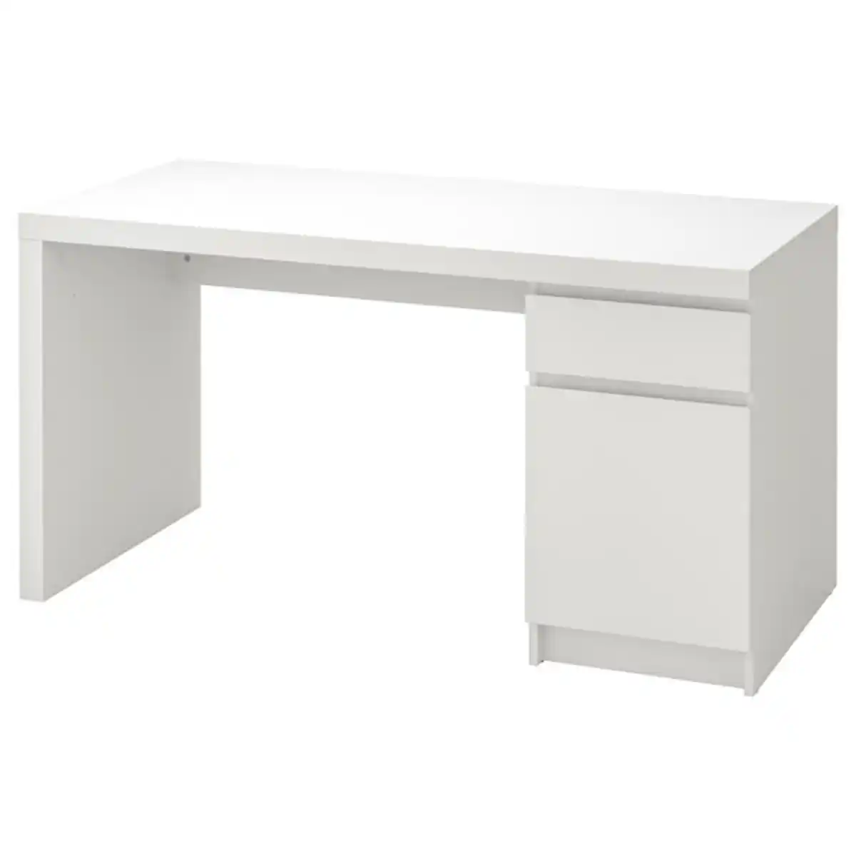 Bild 1 von MALM Schreibtisch, weiß 140x65 cm