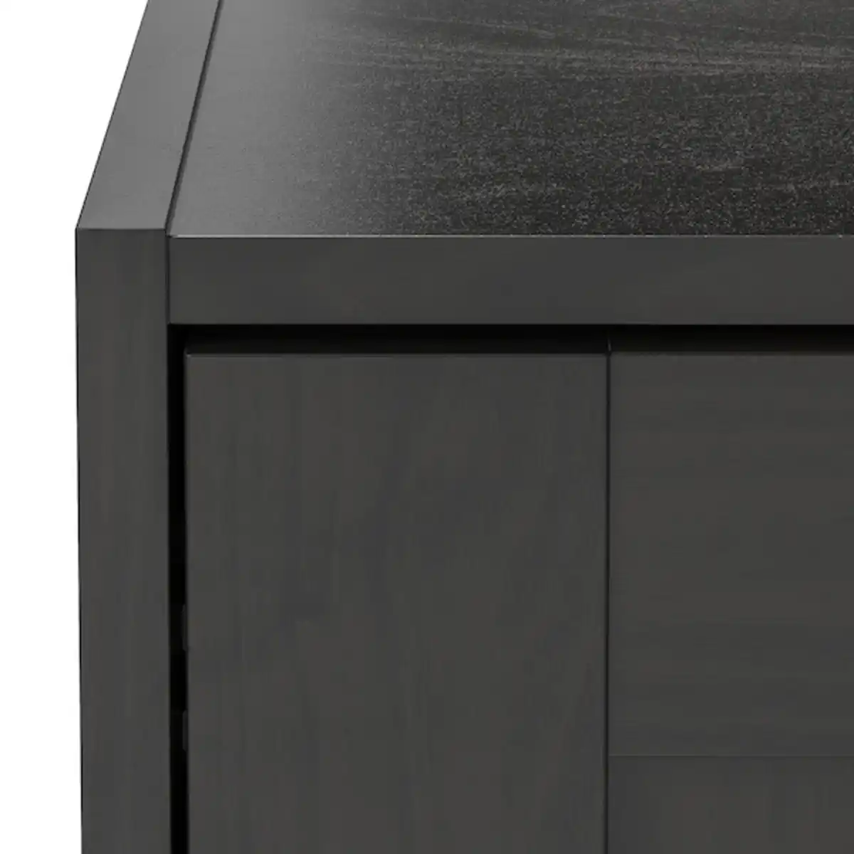 Bild 4 von RAKKESTAD Kleiderschrank mit Schiebetüren, schwarzbraun 117x176 cm
