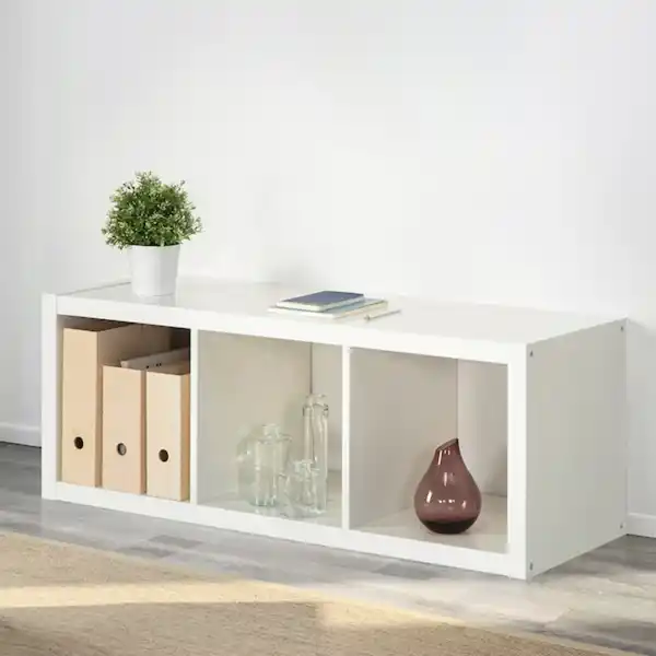 Bild 3 von KALLAX Regal, weiß 42x112 cm