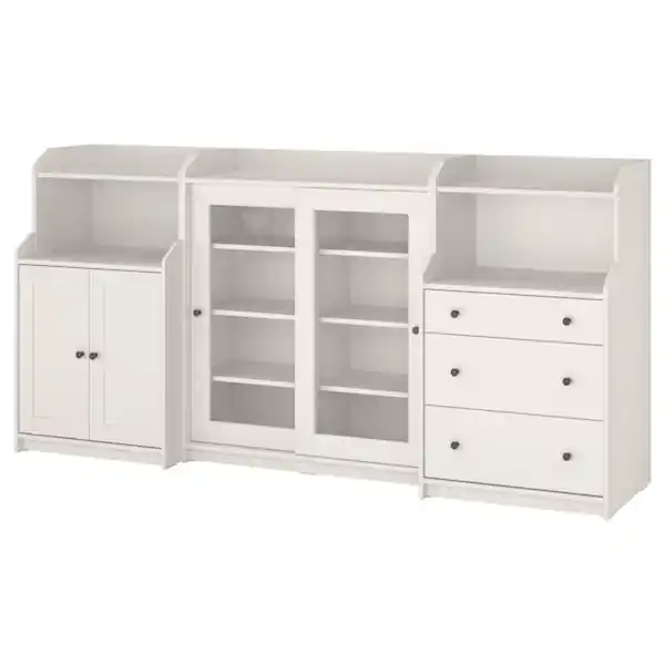 Bild 1 von HAUGA Aufbewahrungskombi, weiß 244x46x116 cm